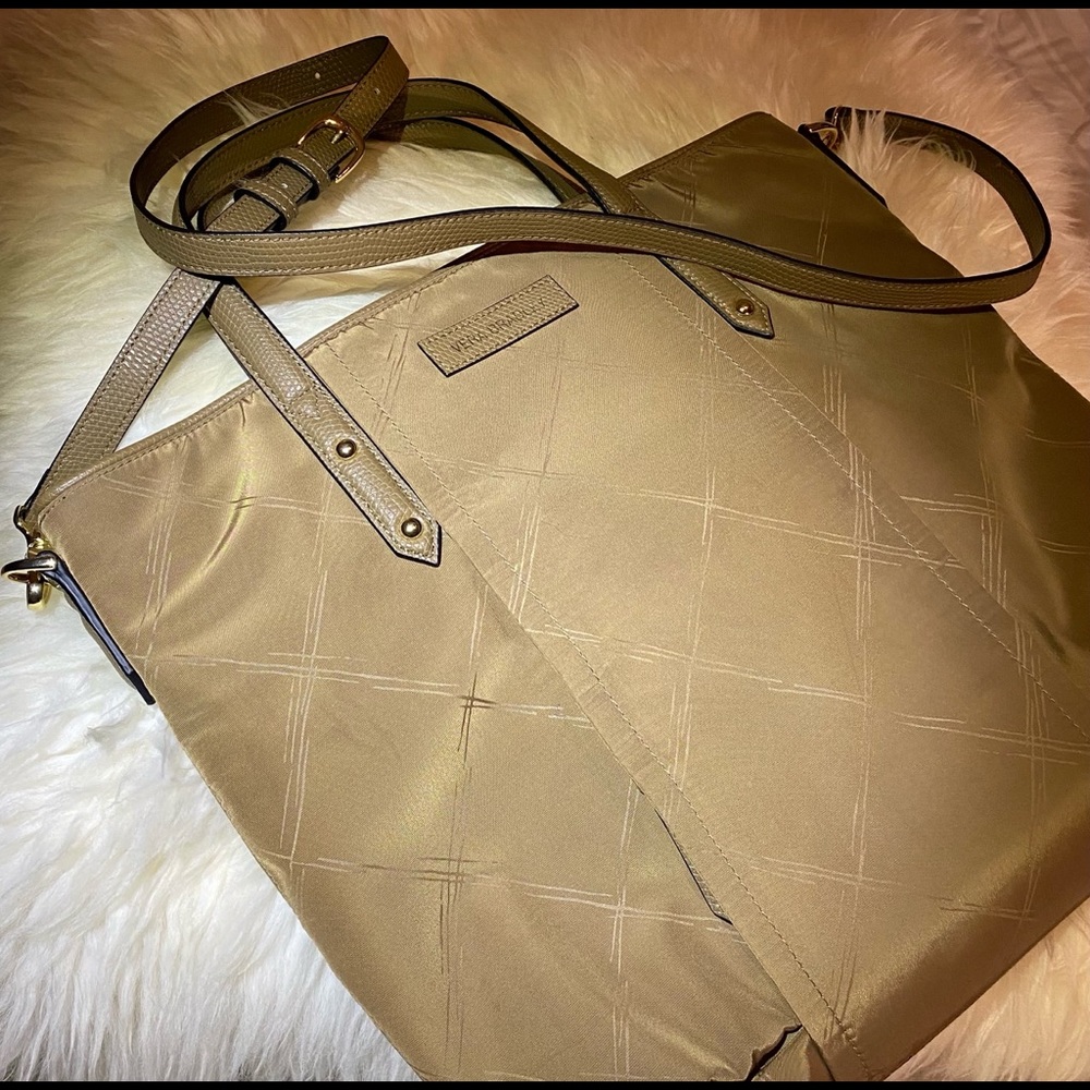 Vera Bradley Brown Nylon Tote Bag